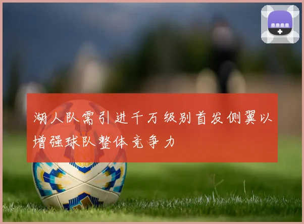 湖人队需引进千万级别首发侧翼以增强球队整体竞争力